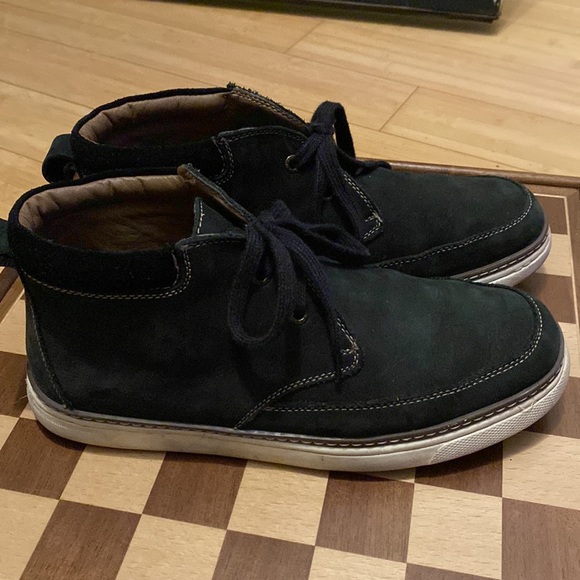 Bass-Marc, Black suede leather, Mens size 8.5 - Picture 3 of 12